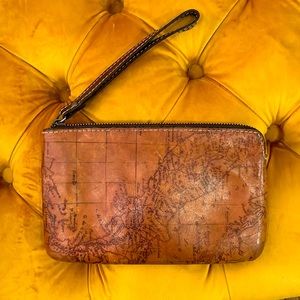italian leather clutch